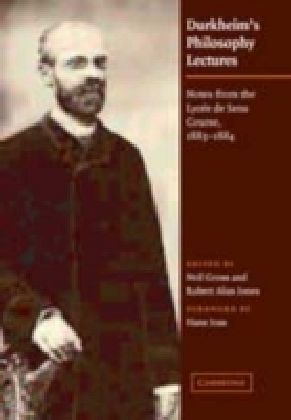 Durkheim's Philosophy Lectures main product photo