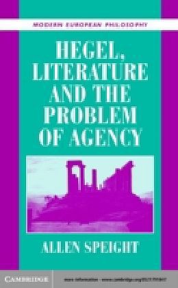 Hegel, Literature, and the Problem of Agency main product photo