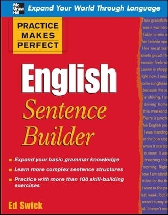 Practice Makes Perfect English Sentence Builder