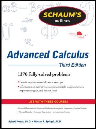 Schaum's Outline of Advanced Calculus, Third Edition main product photo