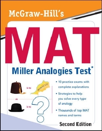 McGraw-Hill's MAT Miller Analogies Test, Second Edition main product photo