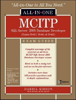 MCITP SQL Server 2005 Database Developer All-in-One Exam Guide (Exams 70-431, 70-441 & 70-442) main product photo