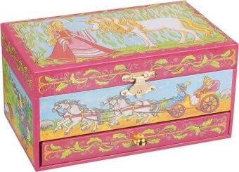 Musikspieldose Pferd mit Schublade
