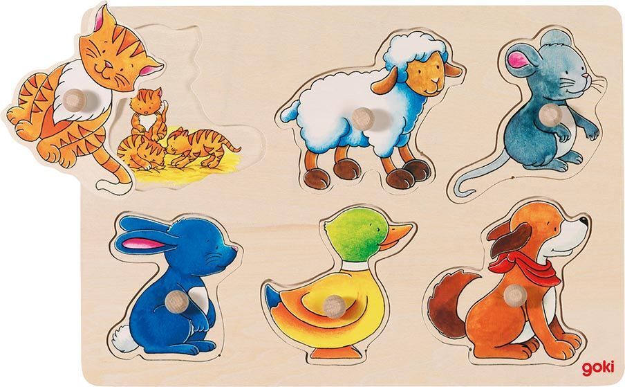 Hintergrundbildpuzzle Mutter und Kind (Holzpuzzle) main product photo
