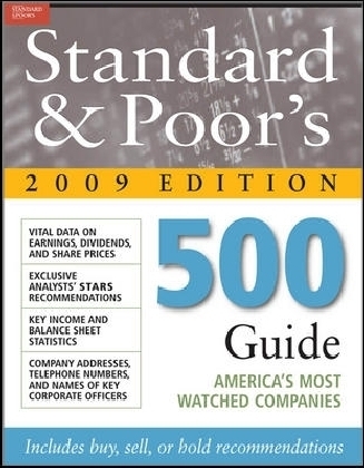 Standard & Poor's 500 Guide 2009 PB