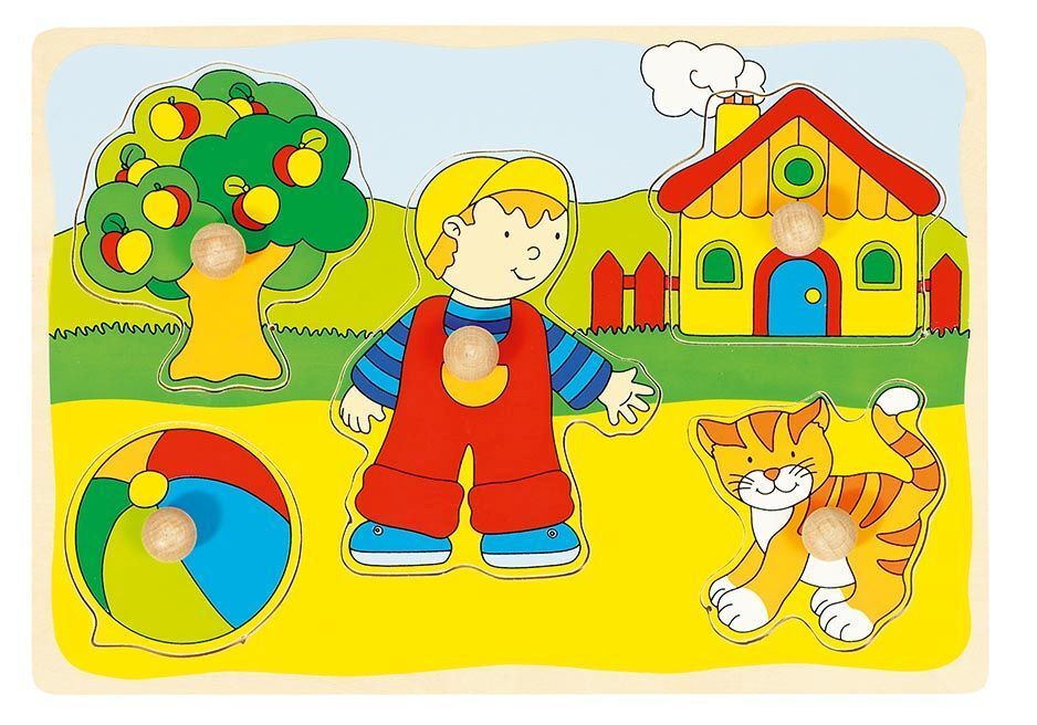 Katze, Haus,... Steckpuzzle main product photo