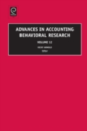Advances in Accounting Behavioral Research