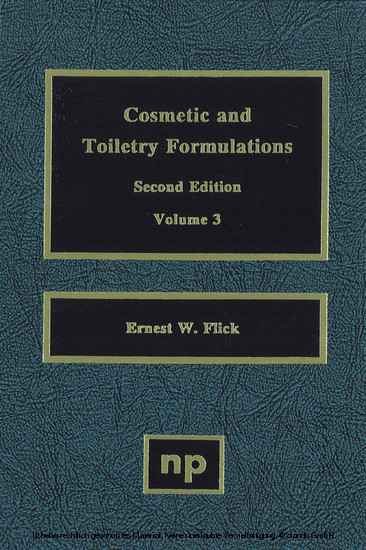 Cosmetic and Toiletry Formulations, Vol. 3 main product photo
