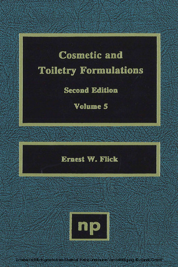 Cosmetic and Toiletry Formulations, Vol. 5 main product photo