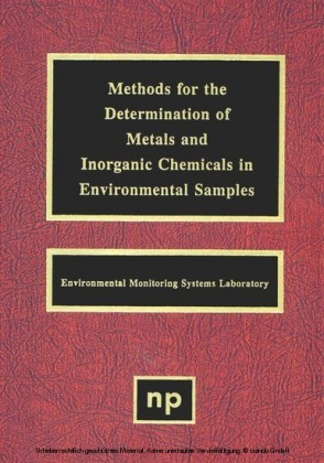 Methods for the Determination of Metals in Environmental Samples