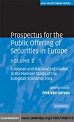 Prospectus for the Public Offering of Securities in Europe. Vol.2
