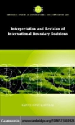 Interpretation and Revision of International Boundary Decisions