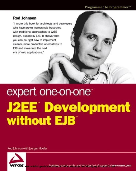 Expert One-on-One J2EE Development without EJB main product photo
