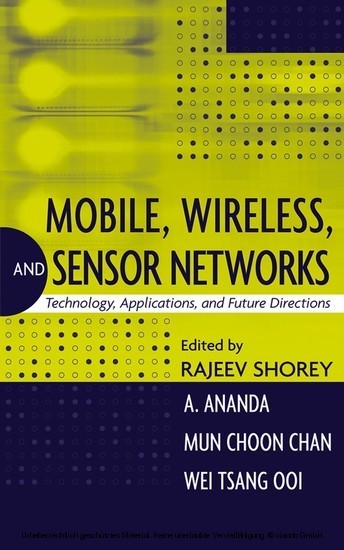 Mobile, Wireless, and Sensor Networks main product photo