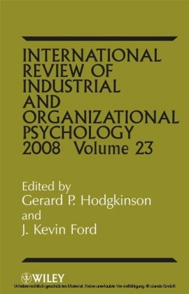 International Review of Industrial and Organizational Psychology 2008