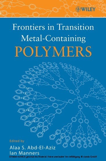 Frontiers in Transition Metal-Containing Polymers main product photo