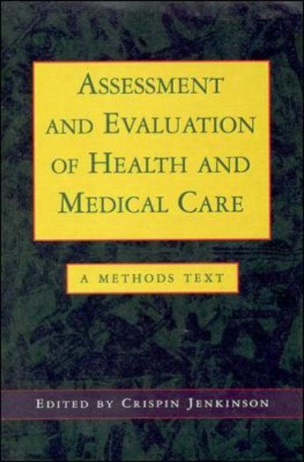 Assessment And Evaluation Of Health And Medical Care main product photo