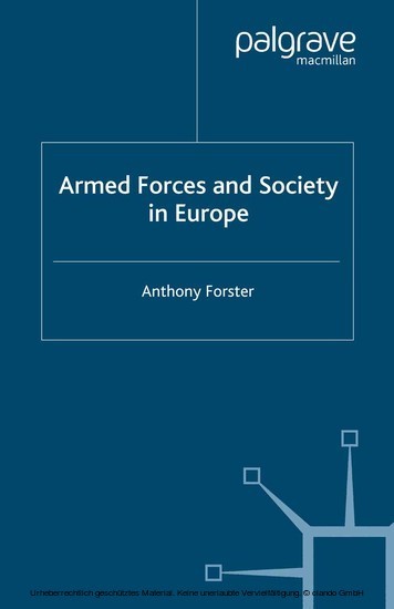 Armed Forces and Society in Europe main product photo