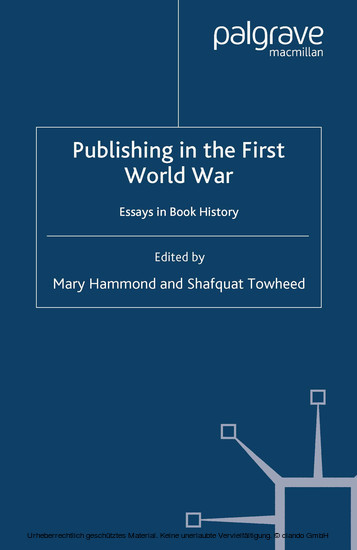Publishing in the First World War main product photo