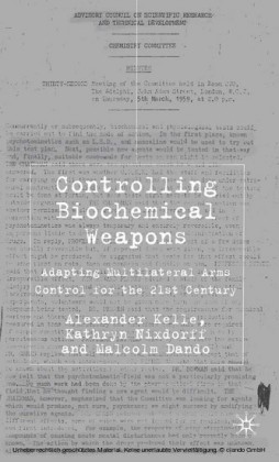 Controlling Biochemical Weapons