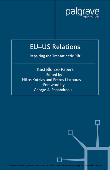 EU-US Relations main product photo