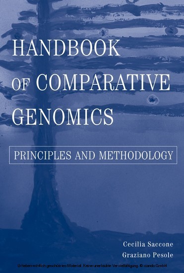 Handbook of Comparative Genomics main product photo
