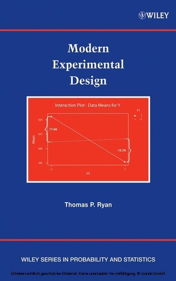 Modern Experimental Design main product photo