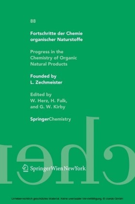 Fortschritte der Chemie organischer Naturstoffe / Progress in the Chemistry of Organic Natural Products 88. Bd.88