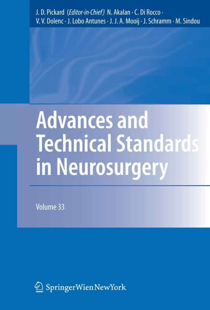 Advances and Technical Standards in Neurosurgery, Vol. 33 main product photo