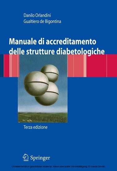 Manuale di accreditamento delle strutture diabetologiche main product photo