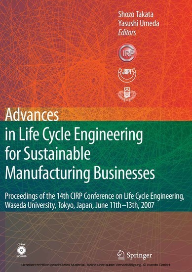 Advances in Life Cycle Engineering for Sustainable Manufacturing Businesses main product photo