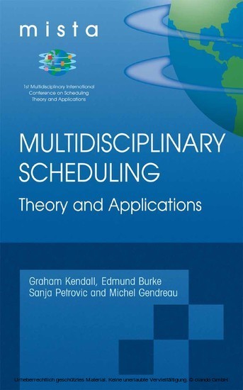 Multidisciplinary Scheduling: Theory and Applications main product photo