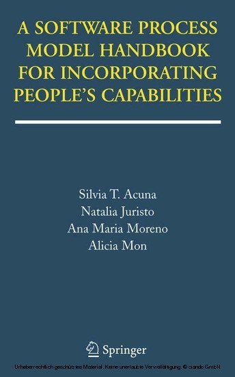 A Software Process Model Handbook for Incorporating People's Capabilities main product photo