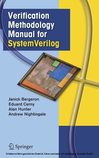 Verification Methodology Manual for SystemVerilog main product photo