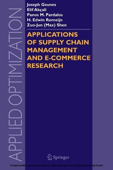 Applications of Supply Chain Management and E-Commerce Research main product photo