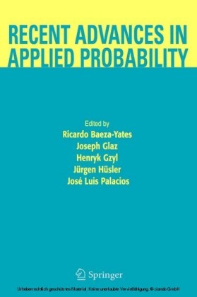 Recent Advances in Applied Probability