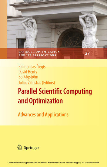 Parallel Scientific Computing and Optimization main product photo