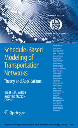 Schedule-Based Modeling of Transportation Networks