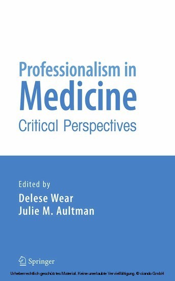 Professionalism in Medicine main product photo