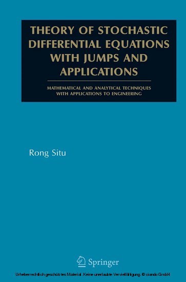 Theory of Stochastic Differential Equations with Jumps and Applications main product photo