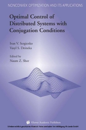 Optimal Control of Distributed Systems with Conjugation Conditions