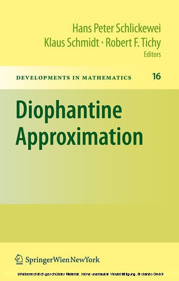 Diophantine Approximation main product photo