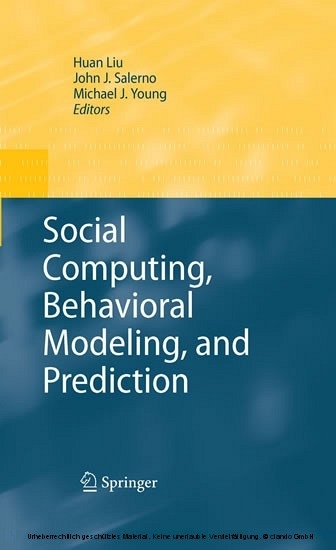Social Computing, Behavioral Modeling, and Prediction main product photo