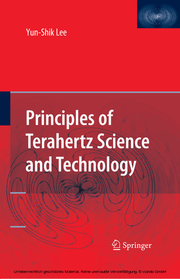 Principles of Terahertz Science and Technology main product photo
