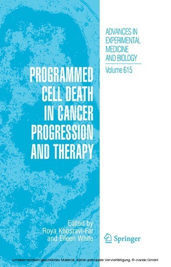 Programmed Cell Death in Cancer Progression and Therapy main product photo