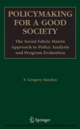 Policymaking for a Good Society