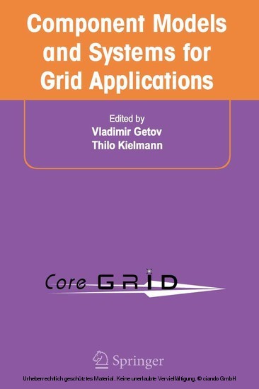 Component Models and Systems for Grid Applications main product photo
