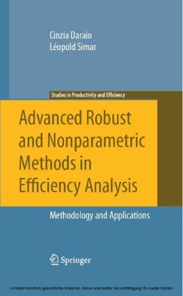 Advanced Robust and Nonparametric Methods in Efficiency Analysis