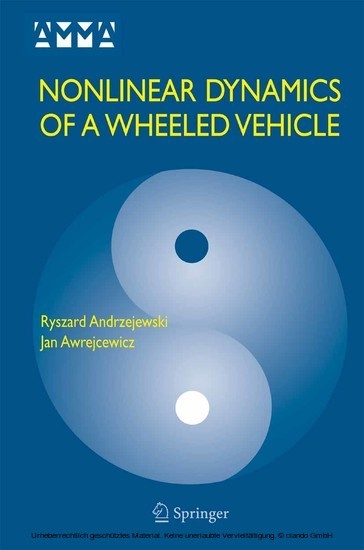 Nonlinear Dynamics of a Wheeled Vehicle main product photo