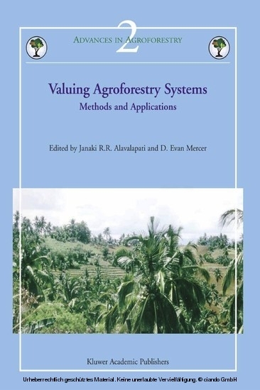 Valuing Agroforestry Systems main product photo
